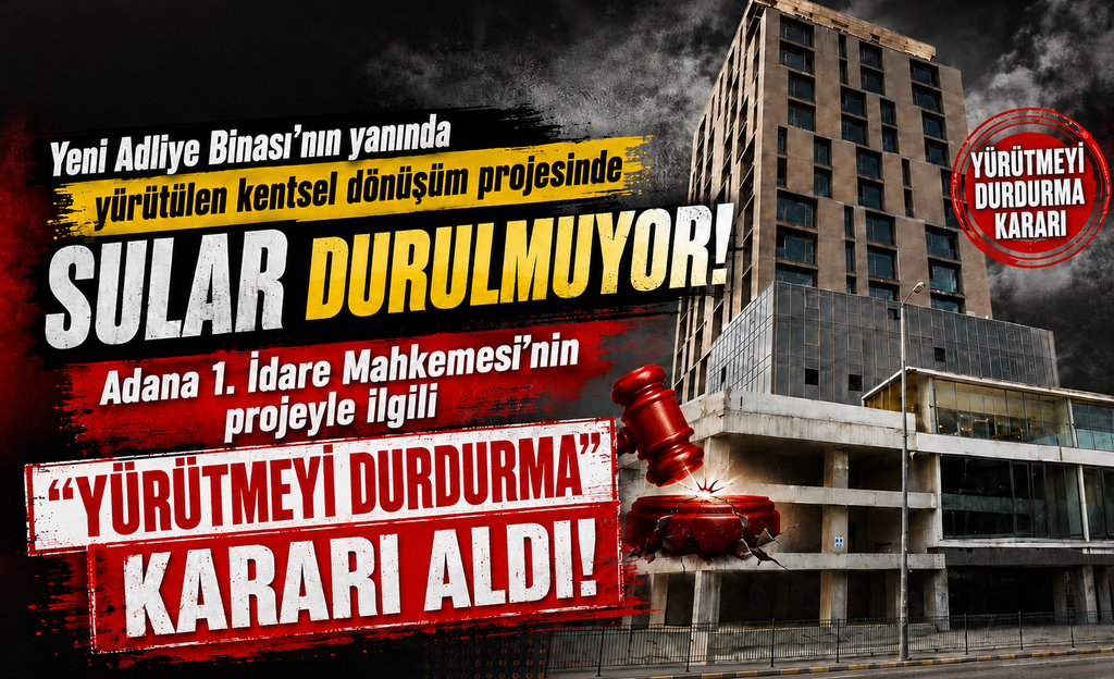 Yeni Adliye Binası’nın yanında yürütülen kentsel dönüşüm projesinde sular durulmuyor!