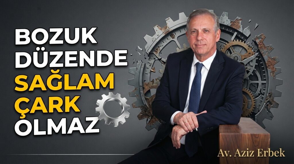 Bozuk düzende sağlam çark olmaz!